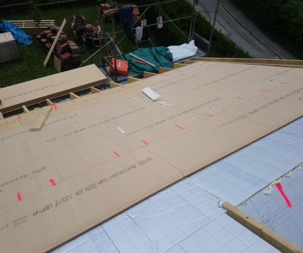 Isolation en sur toiture