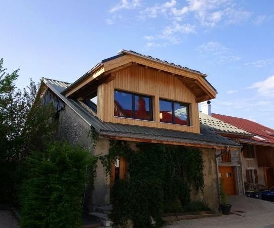 Agrandissement en bois étuvé